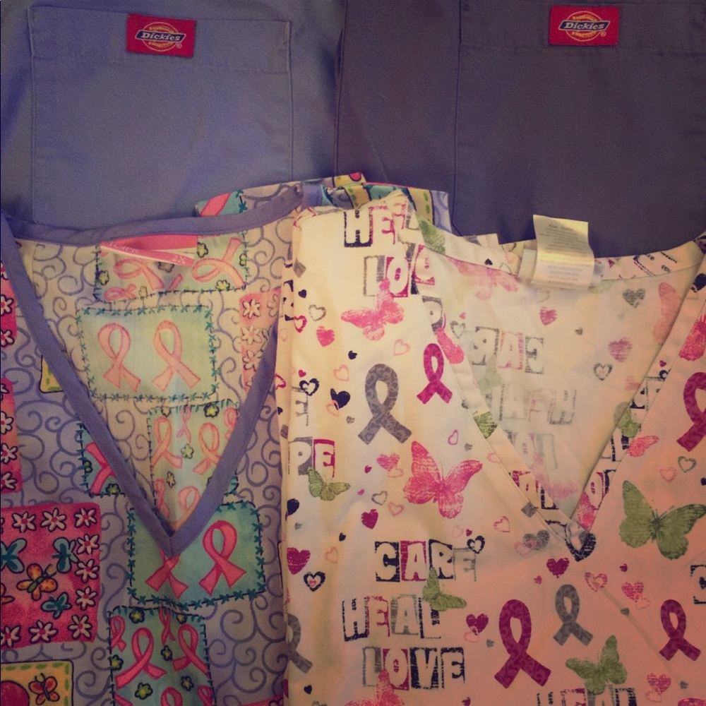 2 SETS LADIES SCRUB SETS